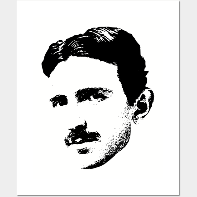 Nikola Tesla Wall Art by PlanetJoe